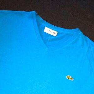Lacoste V-neck Jersey Tee